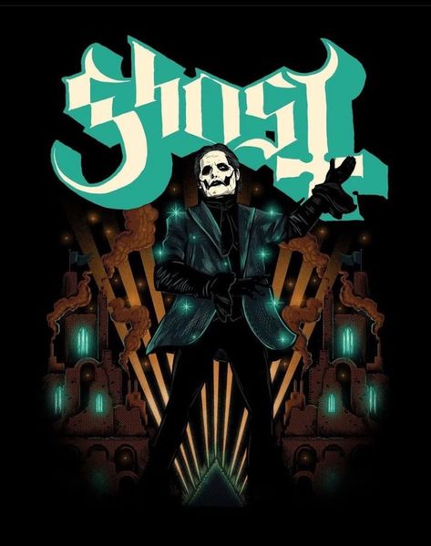 Wallpaper Ghost Band, Ghost Banda, Papa Emeritus Iv, Ghost Drawing, Demon Baby, Papa Emeritus, Ghost Papa, Ghost Band, Band Ghost