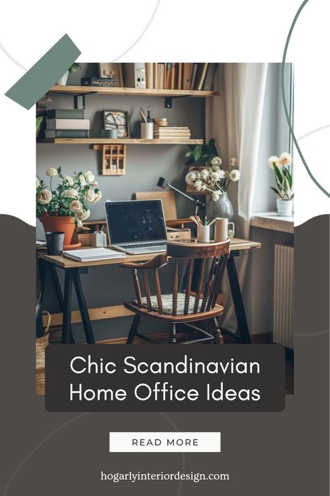 Get inspired with this chic Scandinavian home office pin showcasing stylish designs that improve productivity and focus. Explore minimalistic decor ideas that transform your workspace with light and comfort. Office Design Scandinavian, Hygge Office, Scandinavian Home Office, Nordic Style Bedroom, Dining Room Colour Schemes, Home Office Designs, Scandinavian Hygge, Bedroom Colour Palette, Bohemian Farmhouse