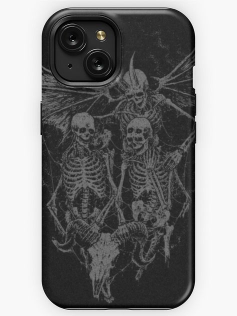 "Gothic skeleton dark spooky" iPhone Case for Sale by bronte2004 Dark Phone Cases, Goth Phone Case, Gothic Phone Case, Skeleton Phone Case, Gothic Skeleton, Oc Aesthetic, Case For Iphone 13, Goth Aesthetic, Aesthetic Phone Case