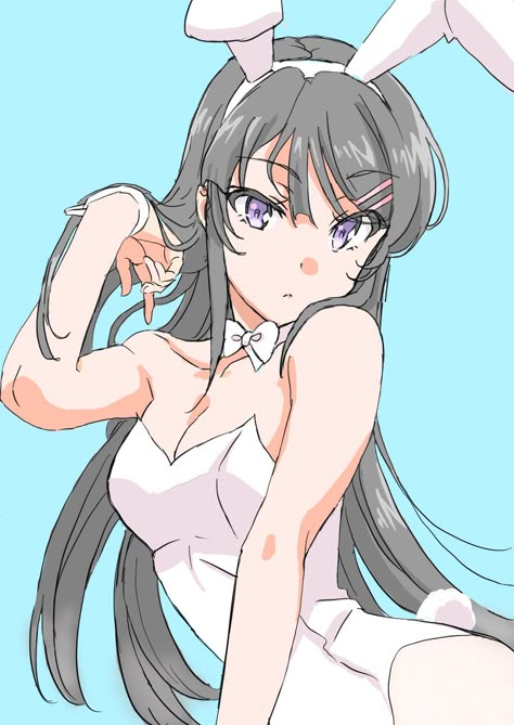 Bunny Senpai, Mai San, Rascal Does Not Dream, Mai Sakurajima, Bunny Girl Senpai, Bunny Girls, Bunny Girl, An Anime, Cute Anime