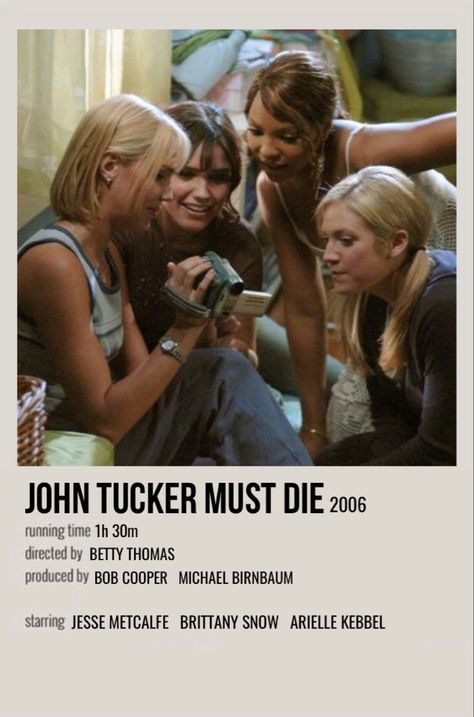 John Tucker Must Die, Romance Movie Poster, Polaroid Movie Poster, John Tucker, Comfort Movies, Posters Minimalist, Challenge Ideas, Iconic Movie Posters, Most Paused Movie Scenes