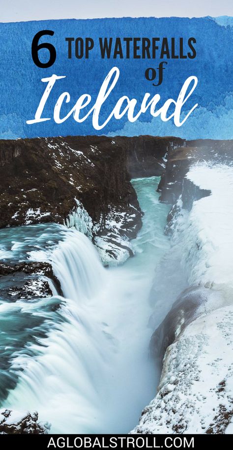 The best waterfalls in iceland that you have to visit! Gulfoss, Skogafoss, Seljalandsfoss, and more! | AGlobalStroll.com Instagramable Places, Waterfalls In Iceland, Bucket List Europe, Things To Do In Iceland, Iceland Travel Guide, Iceland Itinerary, Iceland Travel Tips, Thingvellir National Park, Iceland Photography