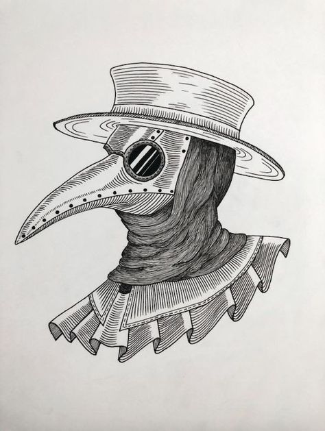 108 Tattoo, Doctor Tattoo, Knee Tattoos, Plague Doctors, Doctor Drawing, Tato Minimal, Knee Tattoo, Dark Art Drawings, Desenho Tattoo