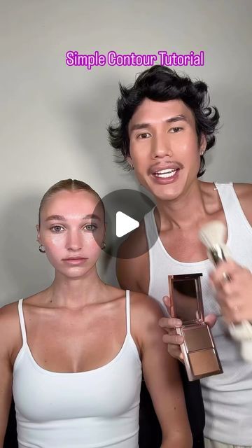 Janine Jennings on Instagram: "Simple Flawless contour tutorial  . #viralmakeup #makeup #cdsalon #grwm #simplemakeup" Makeup Tutorial Guide, How To Contour Your Face Beginners, Face Contouring Makeup Tutorial, Face Contouring Tutorial, Round Cheeks, Face Contouring Makeup, Face Sculpting, Contour Tutorial, Contour Makeup Tutorial