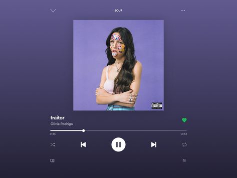 by Olivia Rodrigo Olivia Rodrigo Spotify, Hope Ur Ok, Like This Song, Lyrics Aesthetic, Classic Songs, Happy Today, Song Playlist, Aesthetic Songs, Parental Advisory Explicit Content