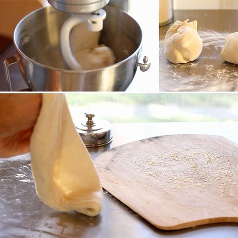 Pizza Dough Recipe for Stand Mixer Easy Homemade Pizza Dough, Kitchenaid Artisan Mixer, Stand Mixer Recipes, Homemade Pizza Dough Easy, Kitchen Aid Recipes, A Couple Cooks, Mixer Recipes, Easy Homemade Pizza, Pizza Dough Recipe