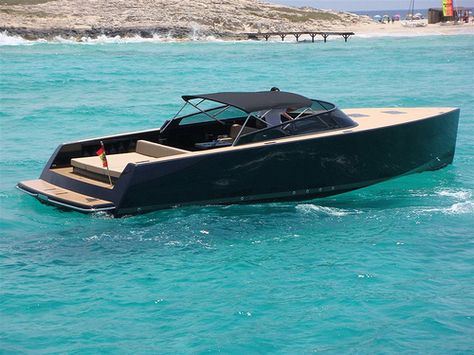 VanDutch Black Yacht, Riva Boat, Yatch Boat, Van Dutch, Classic Wooden Boats, Power Boat, Motor Boat, Cool Boats, Wood Boats