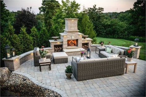 Texas Patio Ideas, Chimney Outside Of House, Texas Patio, Outside Of House, Outdoor Fireplace Designs, Outdoor Fireplace Patio, Backyard Fireplace, Outdoor Fireplaces, Patio Fireplace