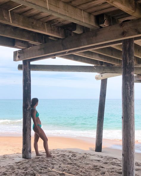 Beach Pictures Under Pier, Under The Pier Pictures, Beach Pier Pictures, Under Pier Photoshoot, Pier Picture Ideas, Beach Pier Photoshoot, Pier Pictures, Shoot Poses, Beach Pic