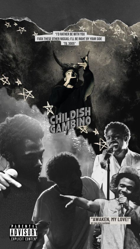 #childishgambino #donaldglover #wallpaper #lithonia #3005 Donald Glover, Childish Gambino, Parental Advisory Explicit Content, Parental Advisory, Parenting