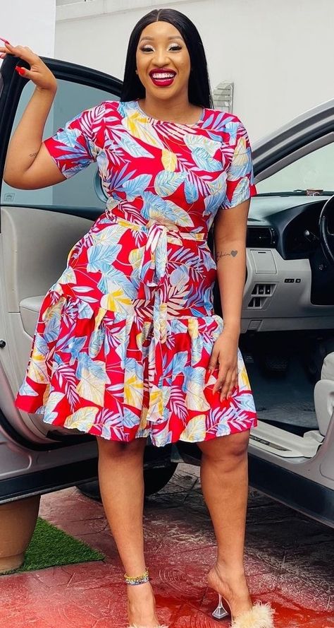 Shirt Like Dress, Short Gown For Chivon, Short Gowns With Crepe Material, Flowered Crepe Gown Styles, Short Chiffon Dress Casual Nigeria, Shifon Dress Chiffon Fashion Style, Short Crepe Gown Style, Plain Crepe Material Short Gown Styles, Simple Free Gown Styles