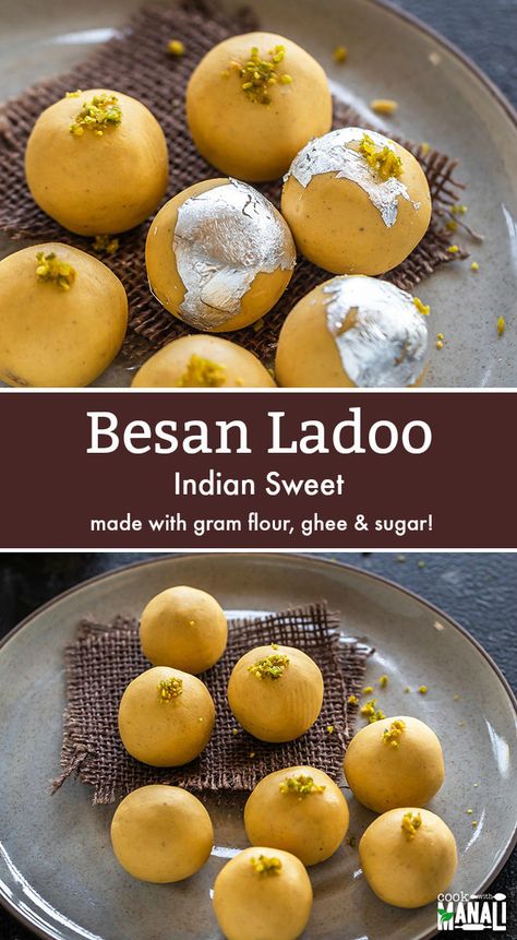 Besan Recipe, Besan Laddu Recipe, Indian Sweets Recipes, Desserts Indian, Laddoo Recipe, Indian Mithai, Laddu Recipe, Outdoors Quotes, Ladoo Recipe