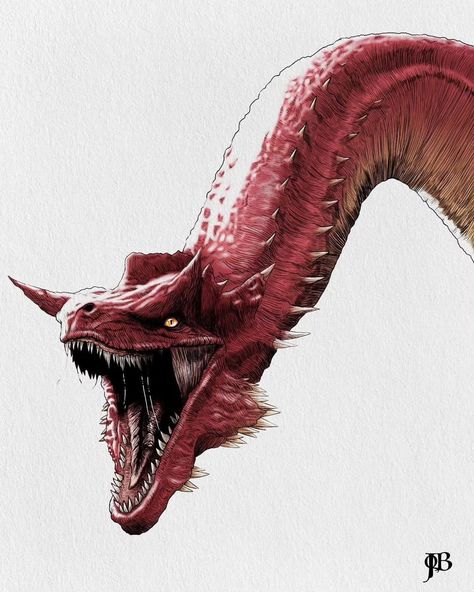 Caraxes Dragon Drawing, Dragons From House Of The Dragon, House Of The Dragon Illustration, Caraxes Dragon Tattoo, House Of Dragons Dragons, House Of Dragon Art, Caraxes Dragon Fanart, House Of The Dragon Caraxes, House Of The Dragon Art