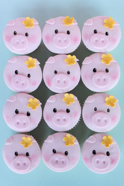 Little Piggies | Made these for RSPCA Cupcake Day. Happy cup… | Flickr Piggy Cupcakes, Piggy Cake, Pig Cupcakes, Cupcake Day, Mini Torte, Pig Cake, Creative Cupcakes, Animal Cupcakes, Animal Cakes