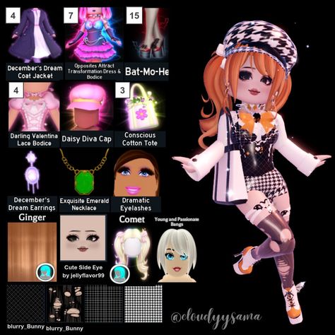 ☆ Royale High outfit inspo (inspired by 2014 Tumblr style) ⚠️ !! The number in the corner is the number of the toggle used for that item. !! #royalehigh #rh #outfit #inspo #tumblr #trendy Hipster Royale High Outfit Theme, Fairytale Rh Outfit, Royaleween Outfits Royale High, Outfit Hacks Royale High, Hipster Royale High, Country Roads Outfit Royale High, Royale High Halloween Outfit Ideas, 2014 Tumblr Style, High End Designer Fashion Royale High