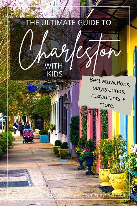 Take a family vacation to Charleston SC! I share my favorite kid friendly activities in Charleston to keep your favorite little travelers engaged. From toddlers to teens, these are the best things to do with in Charleston! #familytravel #charlestonsc #charlestonwithkids Charleston Sc With Kids, Visit Charleston Sc, Charleston Sc Things To Do, Charleston Things To Do, Charleston Sc Hotels, Best Playgrounds, Charleston Hotels, Charleston Vacation, South Carolina Vacation