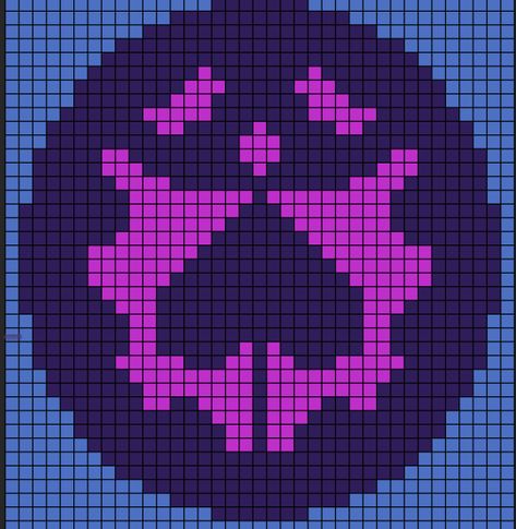 Jjba Alpha Pattern, Jojo Alpha Pattern, Jjba Crochet, Pixel Keychain, Bead Things, Adventure Logo, Hama Beads Design, Perler Bead Templates, Pixel Crochet