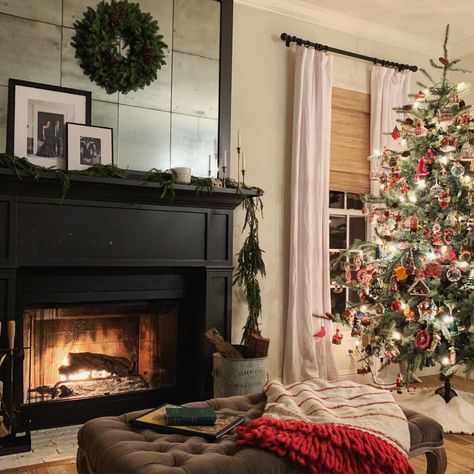 Living room, Hearth, Fireplace, Room, Interior design, Christmas decoration, Home, Christmas tree, Property, Furniture, Joanna Gaines Christmas Decor, Magnolia Homes Joanna Gaines, Farmhouse Living Room Joanna Gaines, Joanna Gaines Christmas, Joanna Gaines Living Room, Joanna Gaines Bedroom, Living Room Joanna Gaines, Joanna Gaines Decor, Farmhouse Decor Joanna Gaines