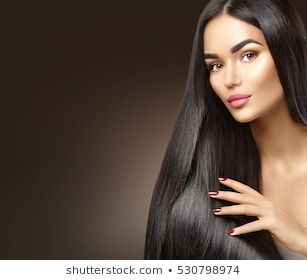 Coconut Milk For Hair, Natural Straight Hair, Straight Black Hair, Straight Weave Hairstyles, Hair Photography, Brunette Models, Hair Straightening, Healthy Hair Tips, Hair Images