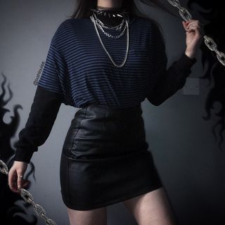 𝑳𝑿𝑺H𝑳OU𝑰𝑺E (@lxshlouise) • Instagram photos and videos Outfit With Leather Skirt, Grunge Goth Outfits, Goth Outfit Ideas, Goth Outfit, E Boy, Aesthetic Boys, E Girl, Emo Outfits, Gothic Outfits