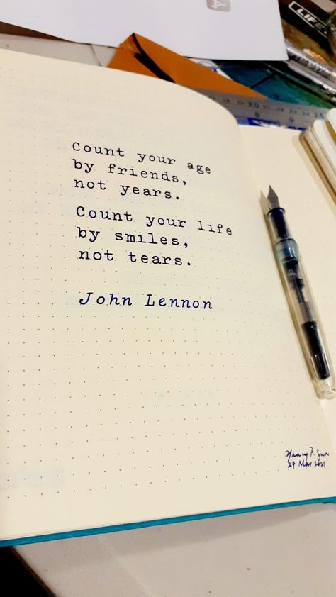 A quote with the use of fountain pen. Fountain Pen Handwriting, Old Typewriter Font, Old Typewriter, Font Handwriting, Font Creator, Typewriter Font, Fountain Pens, A Quote, Typewriter