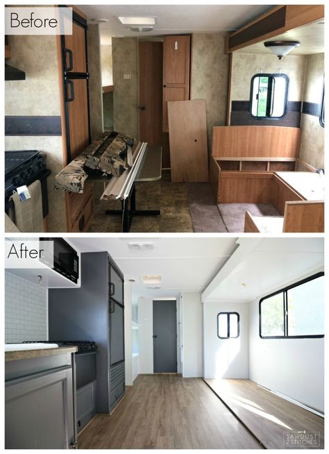 Motorhome Remodel, Glamper Camper, Rv Interior Remodel, Caravan Makeover, Camper Trailer Remodel, Diy Camper Remodel, Rv Homes, Rv Makeover, Travel Trailer Remodel