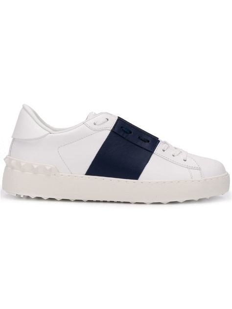 VALENTINO 2025 Energy, Realistic Wishlist, Valentino Garavani Sneakers, Valentino Sneakers, Navy Blue Shoes, Valentino Shoes, Stockholm Fashion, Valentino Bags, Sneakers Blue