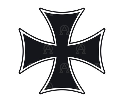 Maltese Cross Tattoo, Maltese Cross Svg, Cross Png, Cross Vector, Flame Tattoos, Cross Symbol, Christian Yu, Aircraft Painting, Flash Tattoo Designs