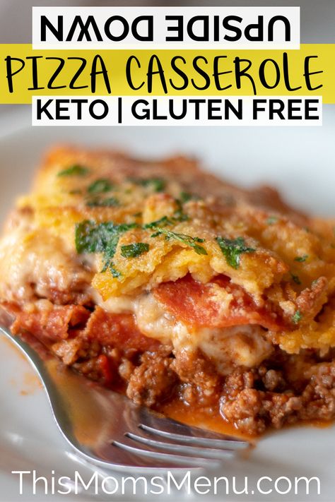 Upside Down Pizza, Low Carb Marinara, Cena Keto, Keto Casserole, Pizza Casserole, Keto Ideas, Low Carb Diets, Quick Weeknight Meals, Low Carb Dinner