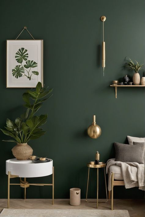 - home decor
- interior design
- paint color trends
- color inspiration Behr Deep Viridian, Perfect Dark Green Paint Color, Peacock Green Paint Colors, Dark Green And Cream Bathroom, Bathroom Paint Colors Bold, Deep Wall Colors, Dark Green Chair Rail, English Ivy Paint Color, Half Bathroom Green Walls