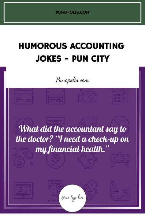 Explore a collection of clever and amusing puns about accountants that are sure to bring a smile to your face. Discover the lighter side of numbers with these humorous jokes and wordplay. Perfect for sharing with your fellow number-crunching friends or anyone who appreciates some financial humor. Laugh along and enjoy these witty accountant puns! Funny Accounting Quotes, Accounting Quotes, Accounting Jokes, Accountability Quotes, Accounts Payable, Financial Health, Word Play, Need Someone, Funny Puns