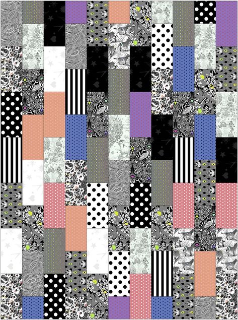 Subway Tile Quilt Pattern Free, Subway Tile Quilt, Pattern Subway Tile, Beginner Quilting, Tula Pink Quilt, Quilt Techniques, Tiled Quilt, Pink Quilt, Log Cabin Quilt Pattern