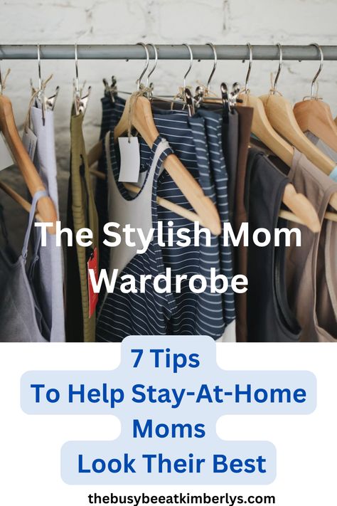 Being dressed in something stylish can help you feel good about yourself.  So, whether you’re chasing after toddlers or juggling a million tasks, here are some tips to help you build a wardrobe that makes you feel great without sacrificing comfort. Capsule Wardrobe Stay At Home Mom, Stay At Home Mom Capsule Wardrobe, Neutral T Shirts, Mom Wardrobe, Build A Wardrobe, Ponte Pants, Stylish Mom, Stay At Home Mom, Minimalist Wardrobe