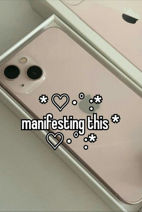 Manifest New Phone, Manifest An Iphone, How To Manifest A New Phone, New Phone Manifestation, Manifesting Iphone, Iphone Manifestation, Iphone 13 Aesthetic, Manifesting Vision Board, Dream Phone