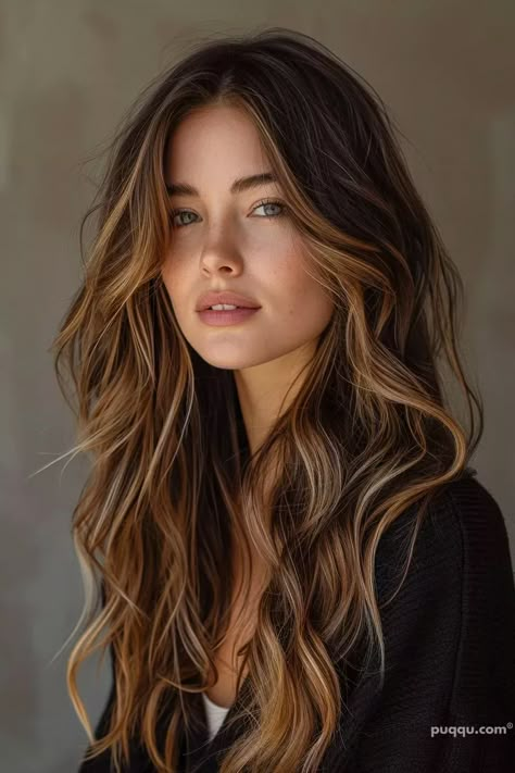 8 Beautiful Hair Color Styles for Every Hair Type Hair Color Design, Cinnamon Brown Hair, Hairstyle And Color, Lived In Blonde, Dark Blond, Blonde Hair Goals, Rambut Brunette, Blonde Hair Transformations, Long Shag