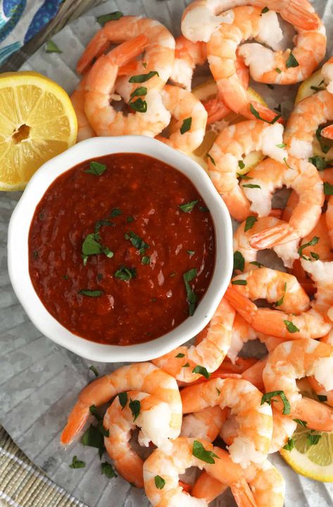 The Best Cocktail Sauce Recipe Shrimp With Dipping Sauce, Seafood Cocktail Sauce Recipe, Seafood Sauce Recipe, Homemade Cocktail Sauce, Cocktail Sauce Recipe, Seafood Sauce, Cocktail Sauce, Seafood Dinner, Fun Cocktails