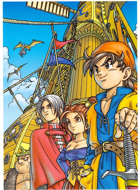 Akira Toriyama Art, Dragon Quest 8, Ancient Ship, Toriyama Art, Chrono Trigger, Dragon Warrior, Game Illustration, Dragon Quest, Square Enix