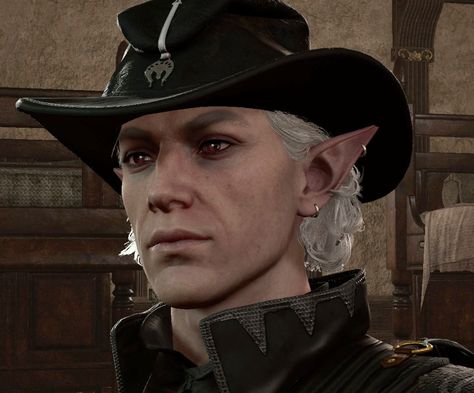 Cowboy Astarion, Baldur's Gate 3 Astarion, Hot Vampires, Baldur's Gate 3, Vampire Boy, Baldur's Gate, Anime Hair, Dragon Age, Visual Novel