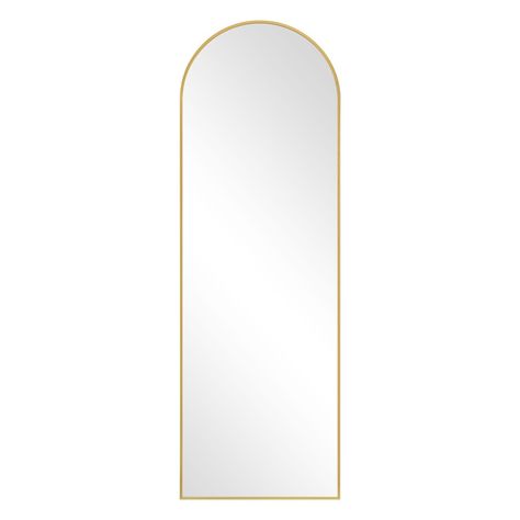 Introducing our new modern arched full body mirror. Its metal frame has been carefully designed for practicality and design, and is made of rust-resistant material for durability. The HD tempered glass ensures clarity and authenticity of the mirror reflection, and is specially designed to be shatterproof to ensure the safety of you and your family, even if it is accidentally bumped or dropped. This full-body mirror can be placed in a variety of ways, the back is designed with hooks and brackets, Full Body Mirror Gold, Luxury Green Chinon Sets, Target Arched Mirror, Full Length Arched Mirror, Dorm Room Mirror Decor, Boho Body Mirror, Tall Arched Mirror, Full Body Length Mirror, Gold Body Mirror