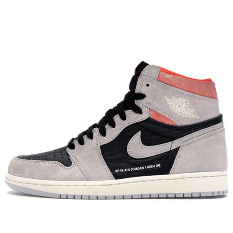 Firstly arrived in 1985, Air Jordan 1 has been around for over 3 decades. The Jordan line keeps revamping the OG silhouettes with fresh colours and premium materials, and has also collaborated with different artists, designers and retailers to capture the essence of the original through a modern lens.\n Authentic Jordans, Jordan Grey, Jordan 1 High Og, Sneaker Release, Air Jordan 1 Retro High Og, Air Jordan 1 Retro High, Air Jordan 1 High, Newest Jordans, Nike Air Jordan 1