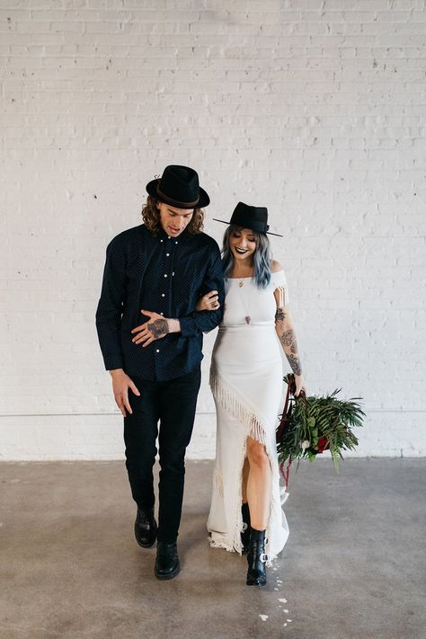 Grunge Wedding, Rocker Wedding, Edgy Glam, Edgy Wedding, Rock N Roll Wedding, Rock Wedding, Goth Wedding, Dark Wedding, Alternative Bride