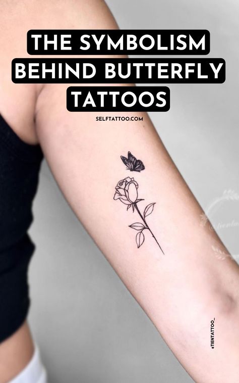 Tattoos About Rebirth, Butterfly Tattoo Transformation, Womens Butterfly Tattoos, What Does Butterfly Tattoos Mean, Butterfly Change Tattoo, Special Butterfly Tattoo, What Does A Butterfly Tattoo Symbolize, Metamorphosis Tattoo Ideas, Caterpillar Butterfly Tattoo