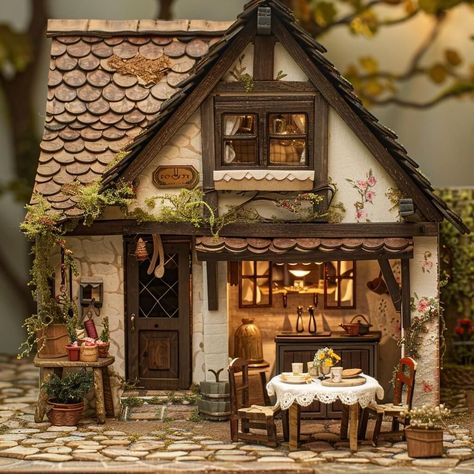 Fairytale Dollhouse, Woodland Dollhouse, Dollhouse Cottage, Cottage Miniature, Cottage Dollhouse, Travel Dollhouse, Miniature Cottage, Magical House, Mini Dollhouse