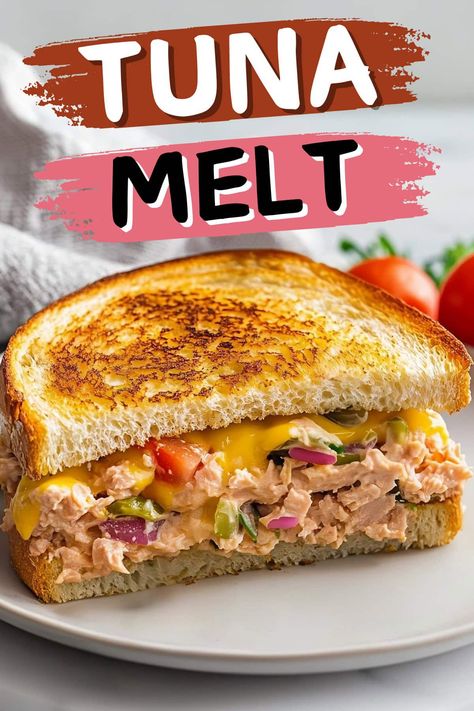 Tuna Fish Sandwich Recipe, Classic Tuna Melt, Fresh Tuna Recipes, Tuna Fish Sandwich, Superbowl Recipes, Cold Sandwich Recipes, Feast Recipes, Tuna Melt Recipe, Crispy Bread