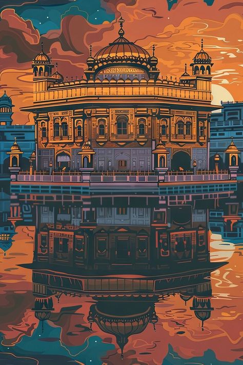 Gurudwara Sikh Art Golden Temple Poster Unframed Sikh Wall Art Sikhism Gurudwara Sahib Wallpaper Sikh Gift Home Decor Sikh Art Oil Painting - Etsy Norway Sikhism Wallpapers, Sikh Wallpapers, Gurudwara Sahib Wallpaper, Gurudwara Sahib, Temple Poster, Temple Wall Art, Sikh Art, Lord Shiva Stories, Temple Design For Home