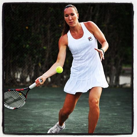 Jelena Jankovic 2014 Outfits, Jelena Jankovic, Us Open, Tennis Racket, Tennis, Thread