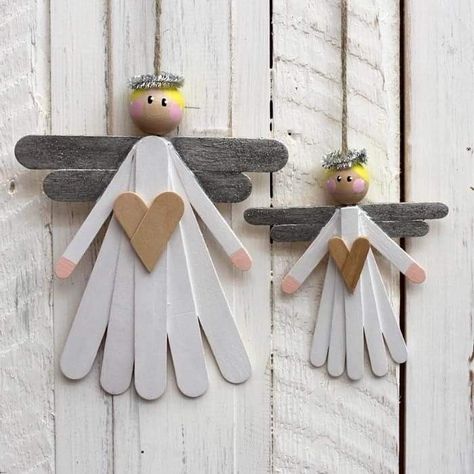 Angel Crafts, Preschool Christmas, Christmas Ornament Crafts, Ornament Crafts, Christmas Crafts For Kids, Christmas Activities, Homemade Christmas, Christmas Deco, Xmas Crafts