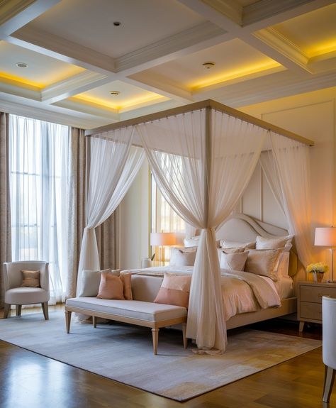 8+ Unique Cozy Bedroom Ideas to Create the Perfect Retreat 5 Four Poster Bedroom Ideas, Poster Bedroom Ideas, Four Poster Bedroom, Cozy Bedroom Ideas, 4 Poster Beds, Meaningful Photos, Canopy Beds, Poster Bedroom, Children Bedroom