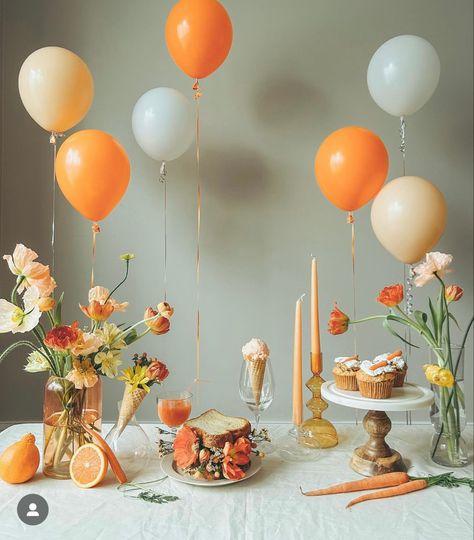 How To Decorate Table For Birthday Party, Small Party Decor, 1st Birthday Snacks, Simple Birthday Table Set Up, Kids Birthday Table Set Up, Classic Birthday Party Decorations, Classy Party Decor, Kids Party Aesthetic, Simple Kids Birthday Party