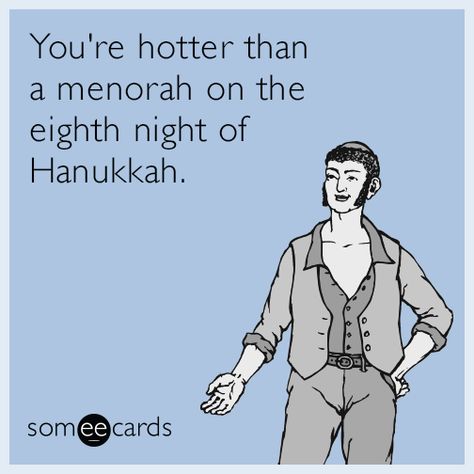 Funny Hanukkah Cards, Jewish Jokes, Hebrew Holidays, Hanukkah Quote, Funny Hanukkah, Jewish Humor, How To Celebrate Hanukkah, Hanukkah Cards, Funny Ecards